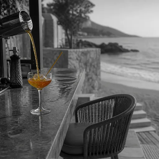 Villa Meris in Kalkan: an intimate luxury villa with bar‑friendly beachfront vibes