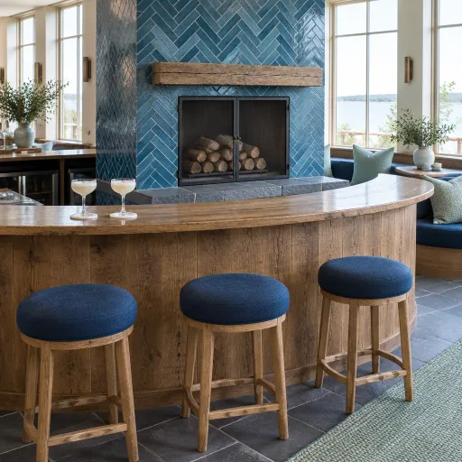 Pull Up a Chair by the Fire: The Return of the Hotel Bar Built Around Its Hearth