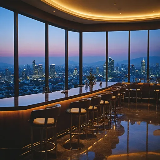 Elevating your evenings: the best hotel bars in Bangkok for skyline views and signature cocktails