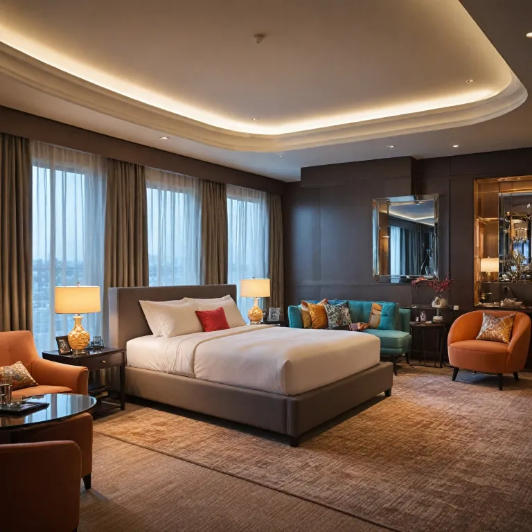 Palm inn hotel: refined stays with premium amenities and vibrant bars