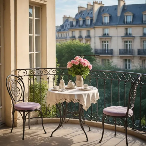 Elegant paris hotels with balcony for a refined open air stay