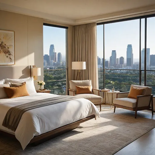 Elegant 2 bedroom hotel suites in Los Angeles for refined city stays