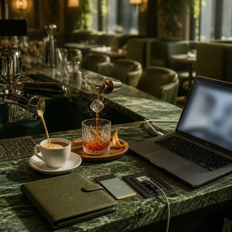 Hotel Bars That Double as Work Lounges: Laptop, Latte, Then a Negroni